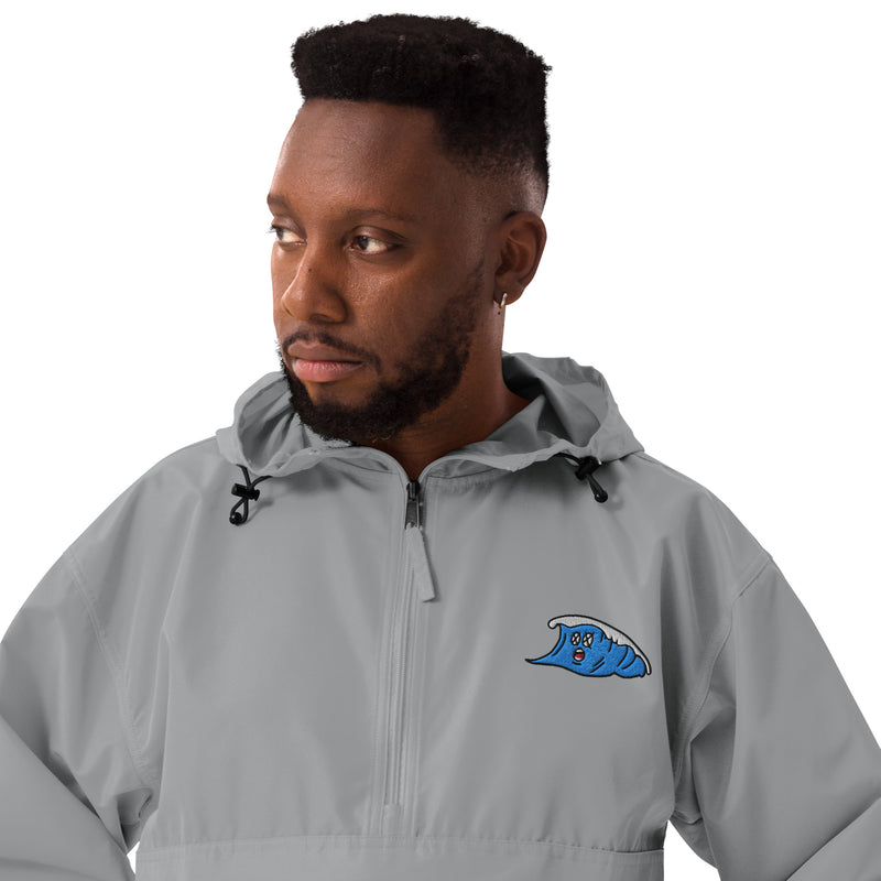 Wavy life Embroidered Champion Packable Jacket
